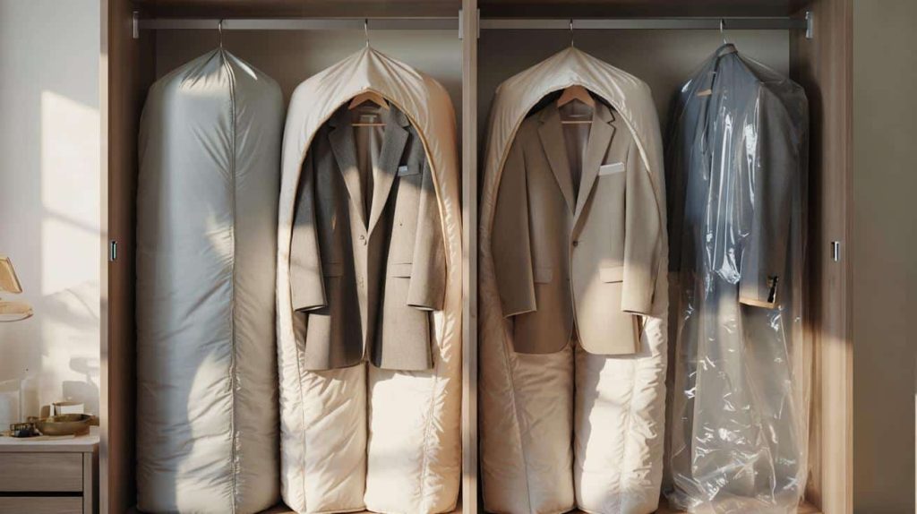 Alter Bettbezug statt Plastik: Mit diesem Trick bleiben Jacken tatsächlich frisch